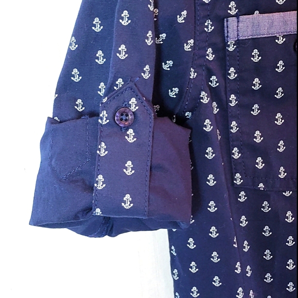Free Planet Boy's Button Down Shirt - Picture 4 of 9